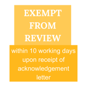 EXEMPT FROM REVIEW